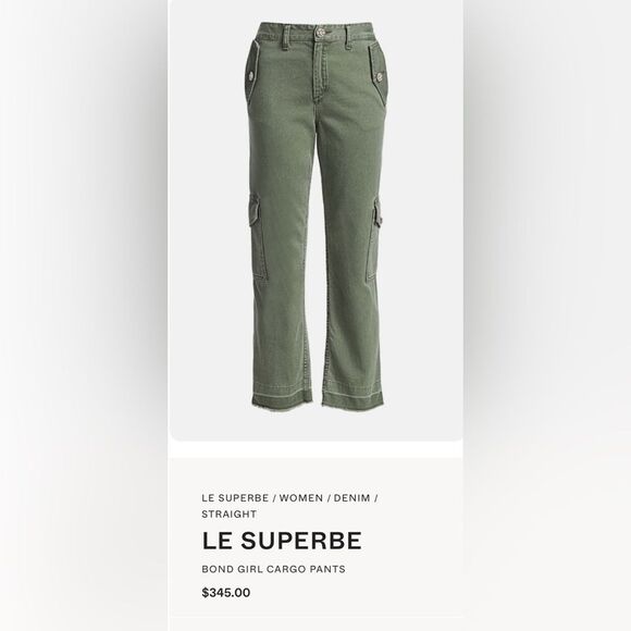 Le Superbe Bond Girl Cargo Pants with crystal button’s. 8 - Picture 10 of 10